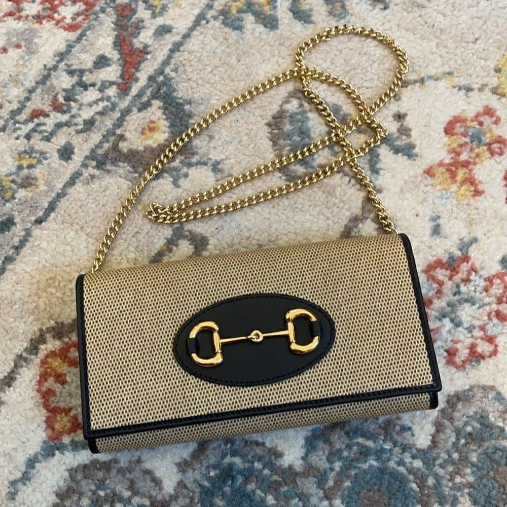 Authentic Gucci horsebit wallet on chain woc - Picture 4 of 8